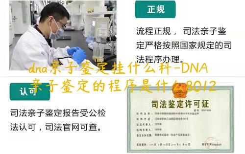 dna亲子鉴定挂什么科-DNA亲子鉴定的程序是什么8012