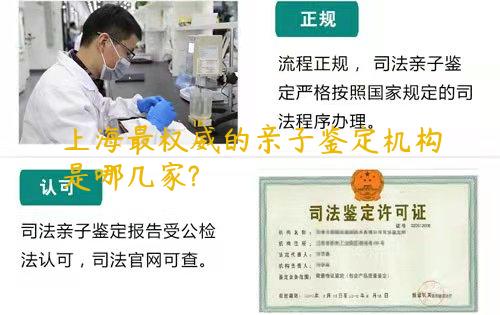 上海最权威的亲子鉴定机构是哪几家?